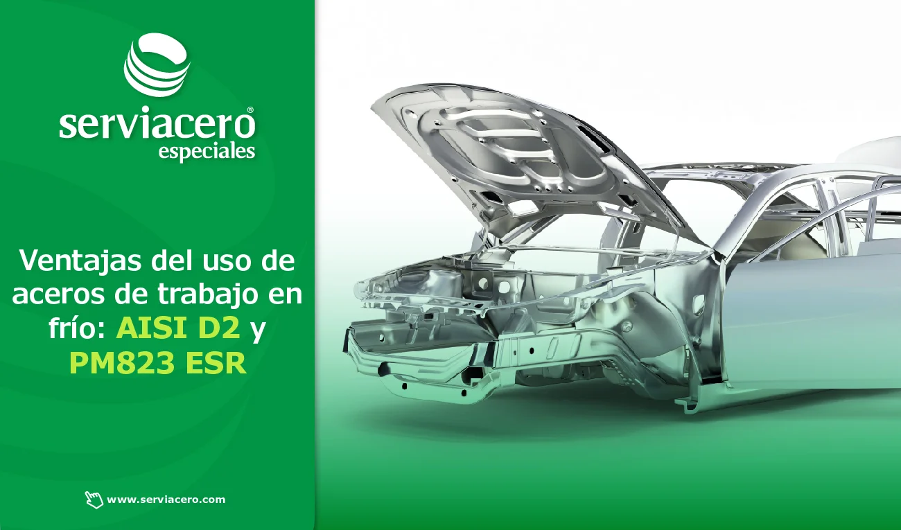 Ventajas del uso de aceros de trabajo en frío: AISI D2 y PM823 ESR