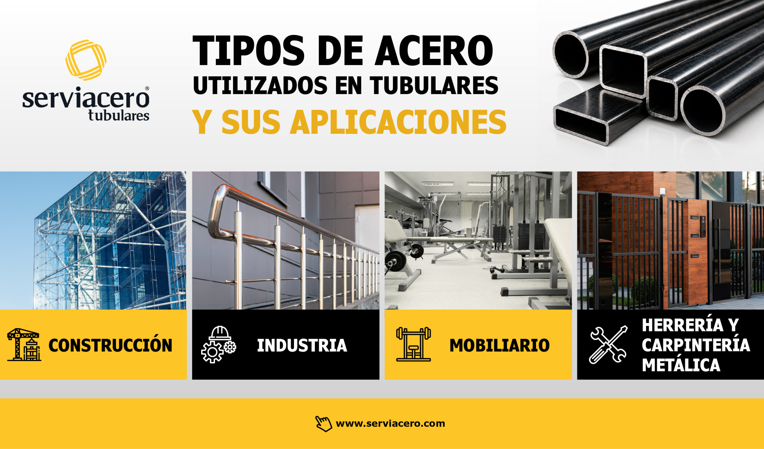 Tipos de acero utilizados en tubulares y sus aplicaciones 
